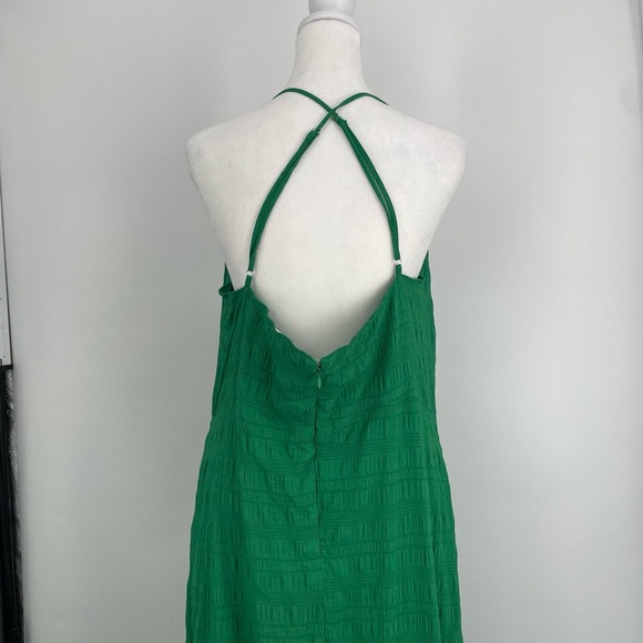 Showpo Resort Wear Emerald Green Cutout Quiet Luxury Floor Length Maxi Dress 12 - Picture 7 of 9